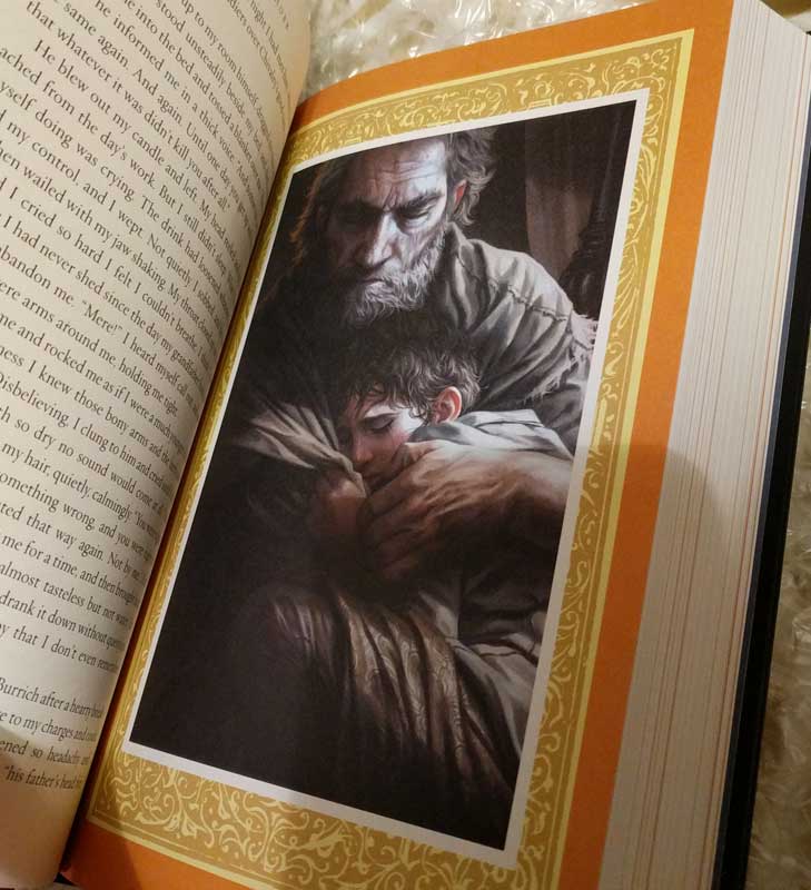 Image of interior artwork of the Assassin's Apprentice Illustrated Edition by Robin Hobb